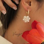 گوشواره گل ساده کد 39