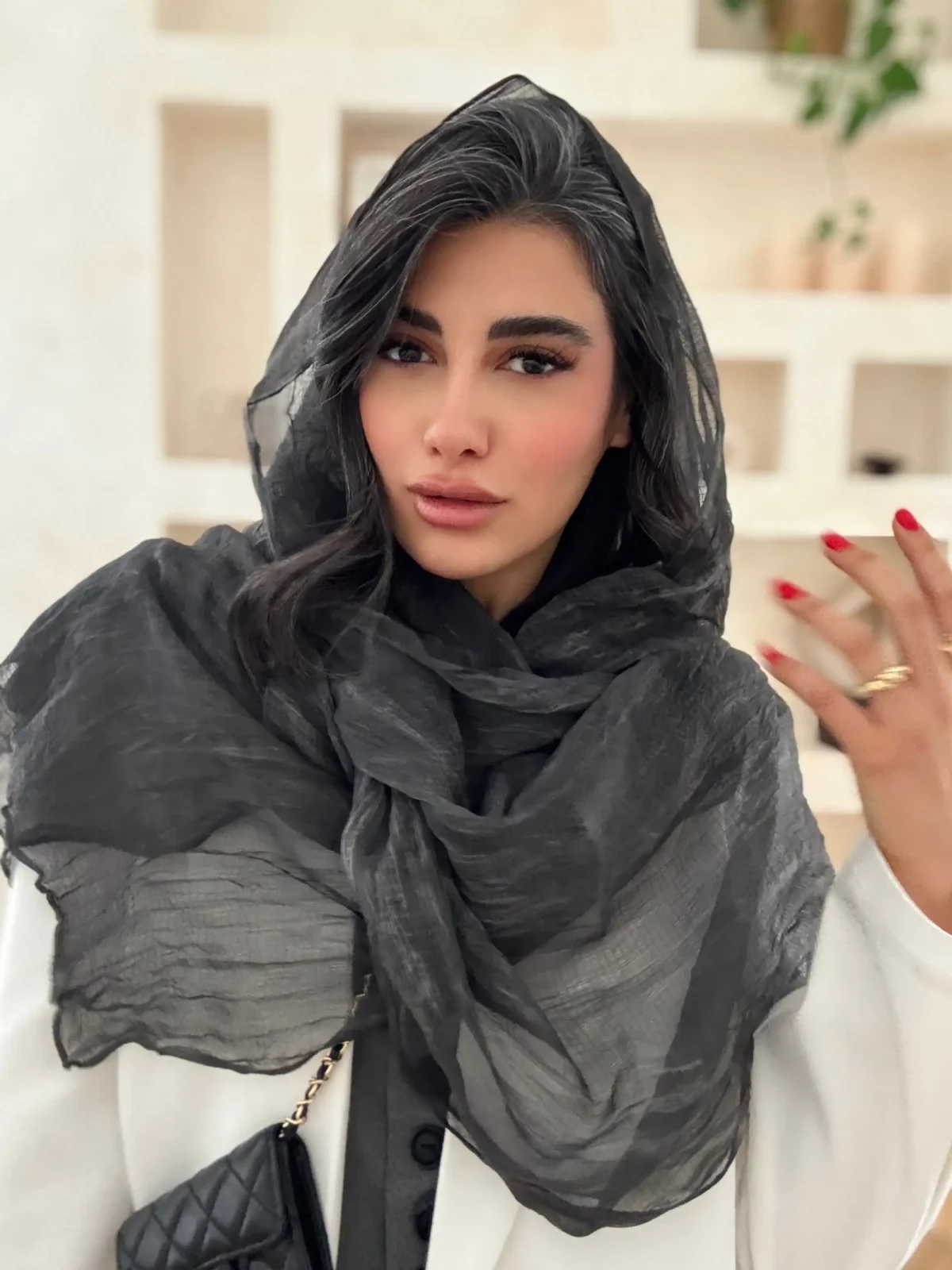 شال حریر وارداتی
