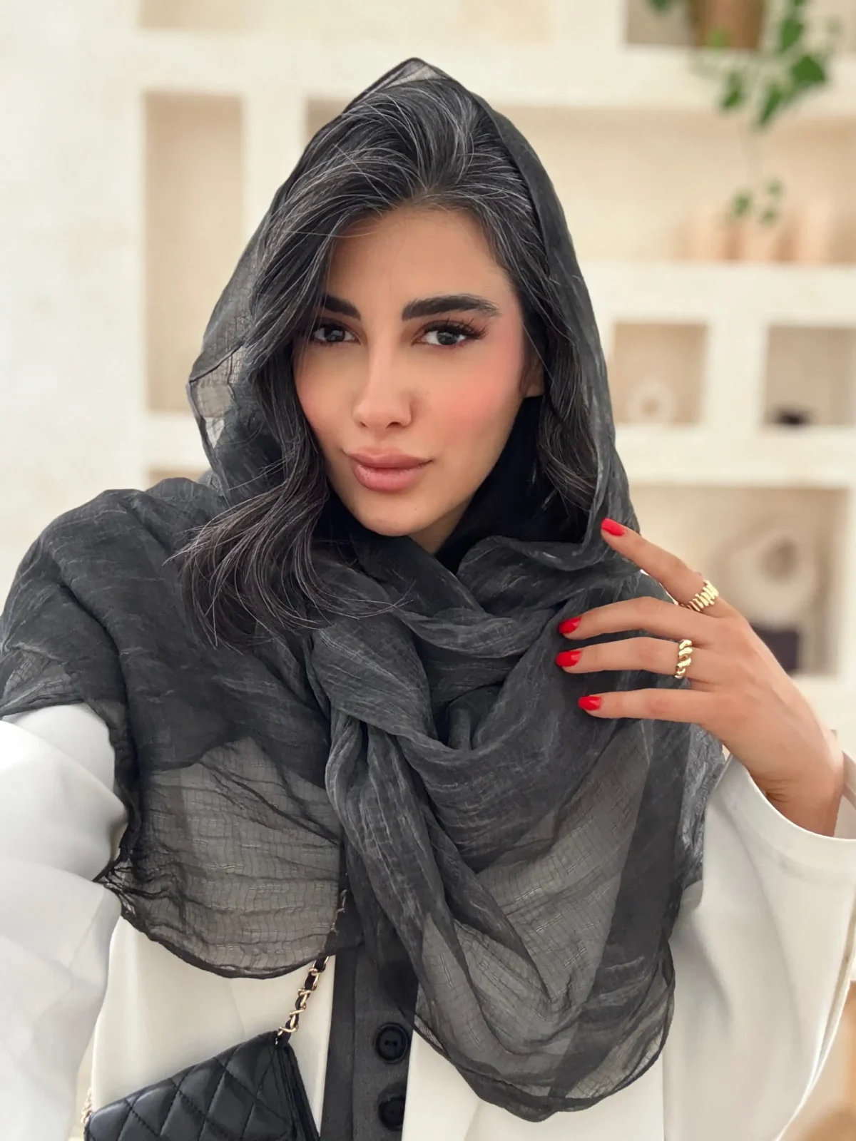 شال حریر وارداتی