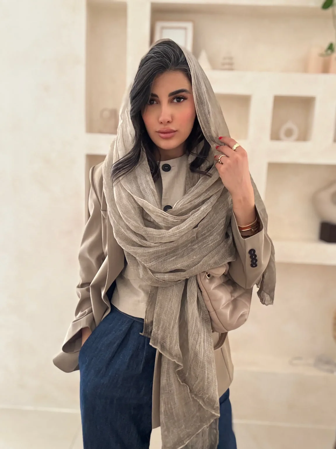 شال وارداتی حریر