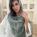 شال حریر ایتالیایی کد 536