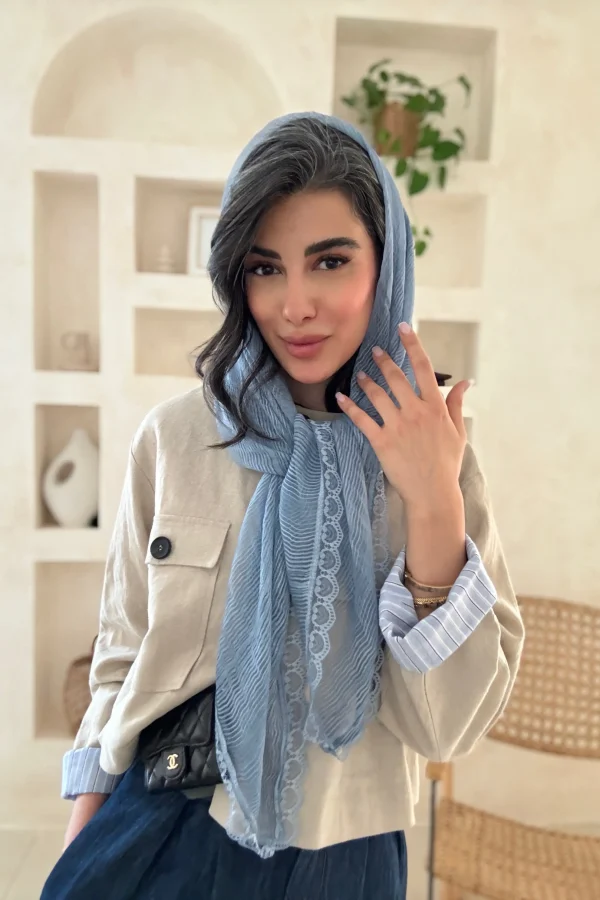 روسری حریر دور گیپور