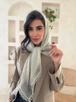 روسری حریر دور گیپور