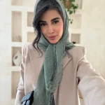 روسری حریر دور گیپور