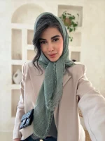 روسری حریر دور گیپور