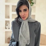 روسری حریر دور گیپور