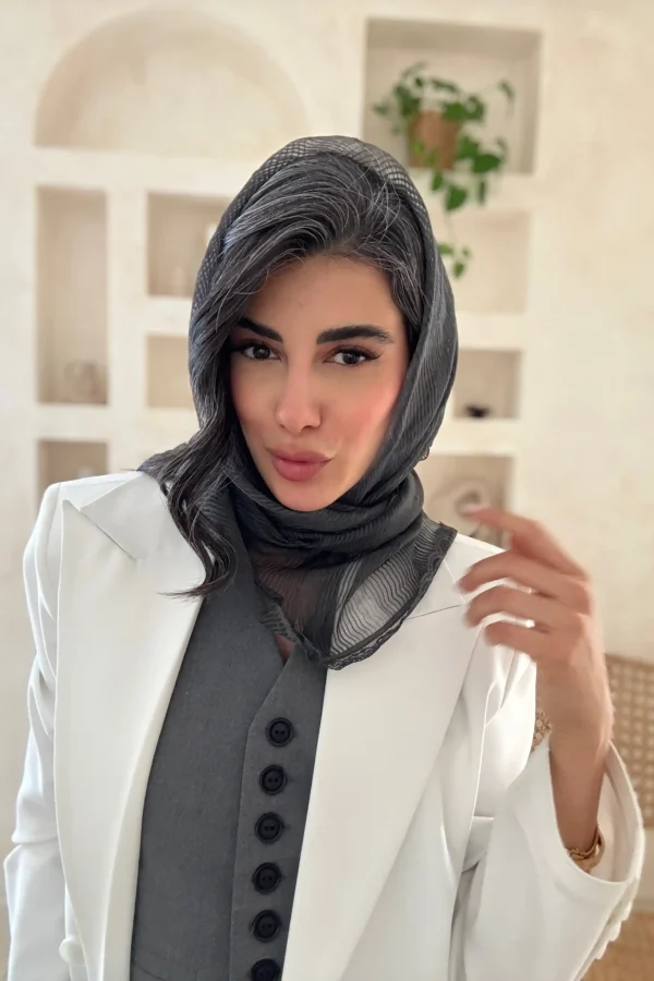روسری حریر دور گیپور