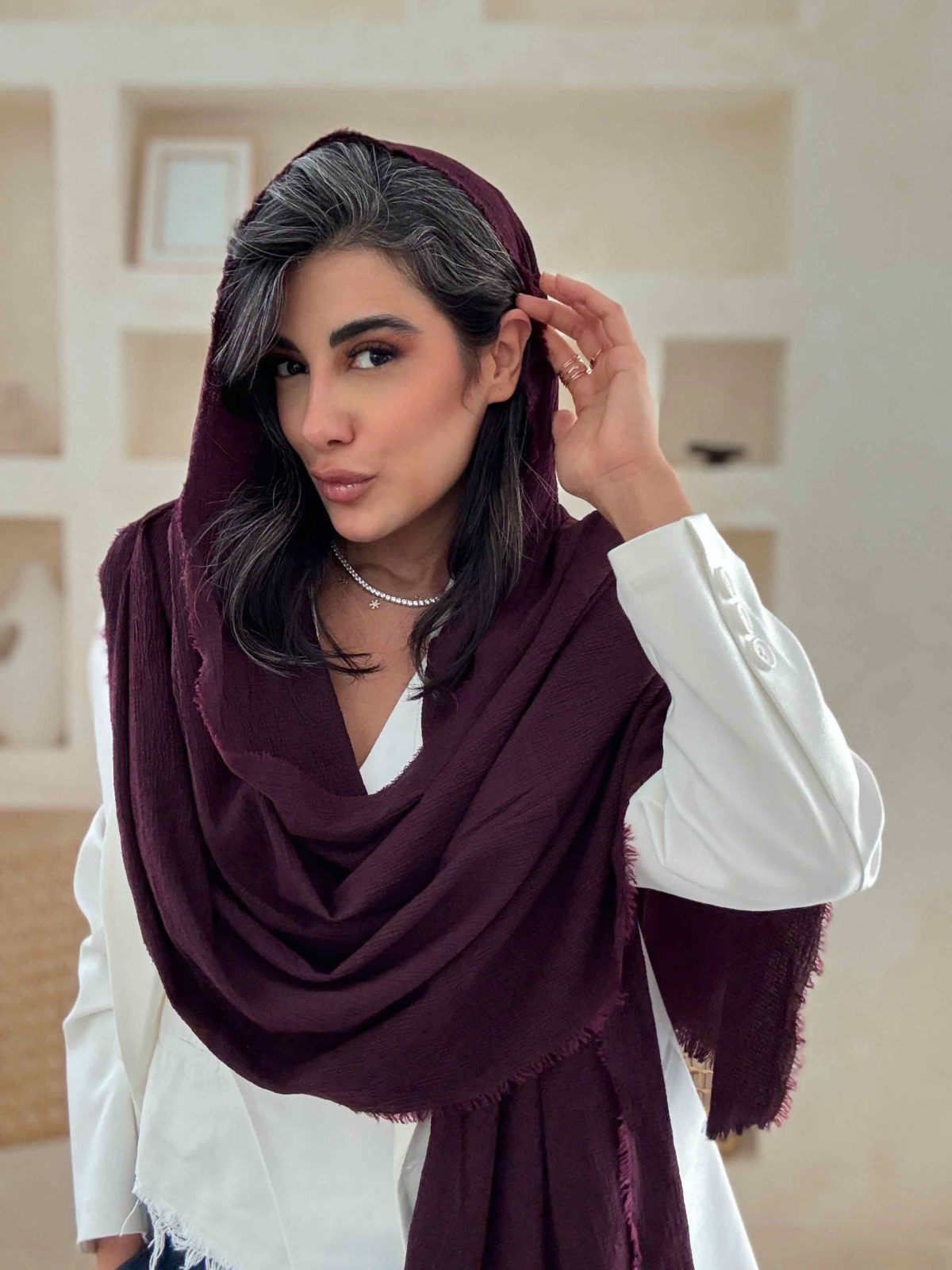 شال تک رنگ کد 803 - Image 3