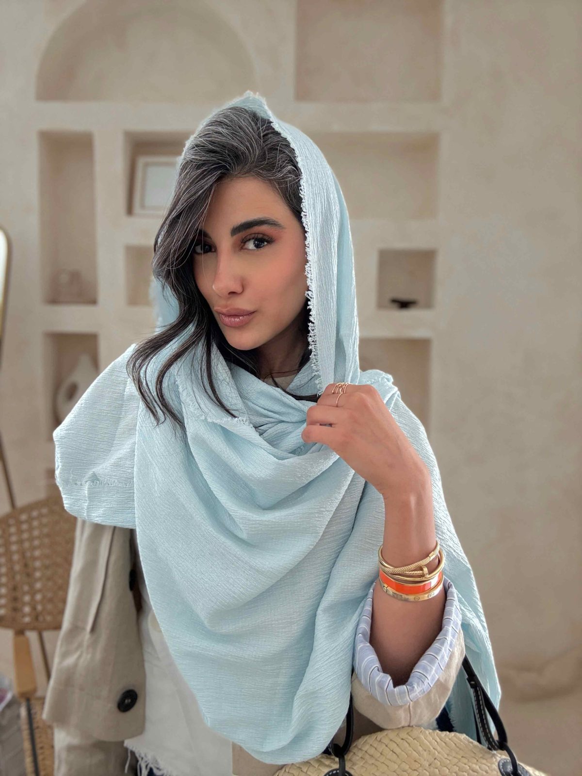 شال تک رنگ کد 809 - Image 3