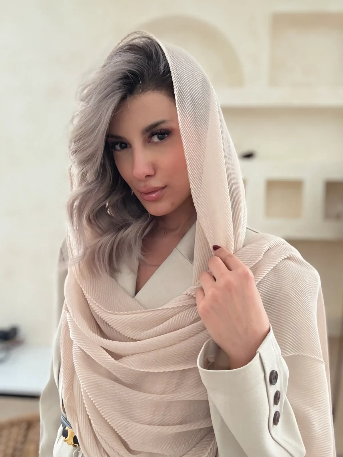 شال پلیسه کد P 7 - Image 2