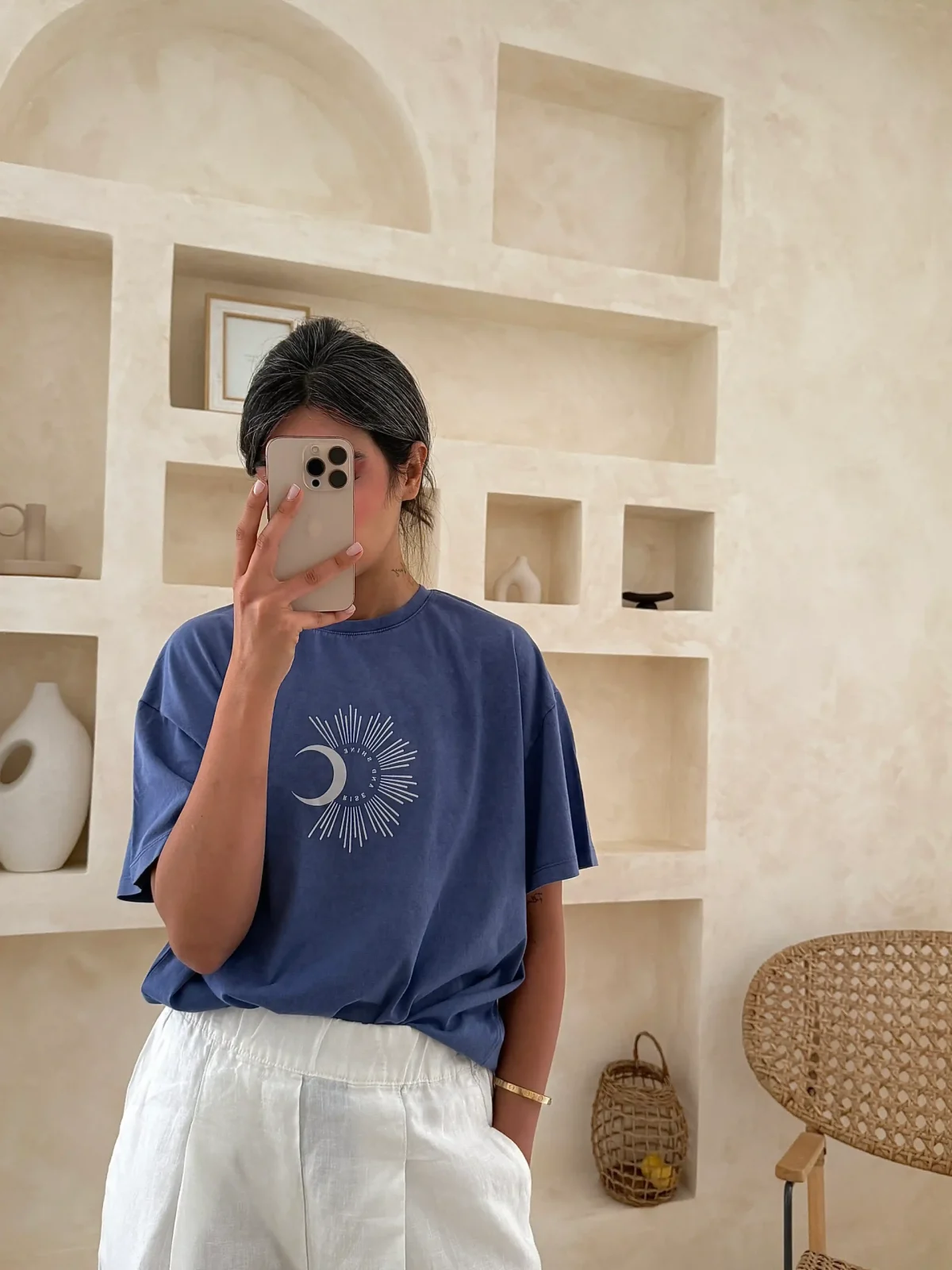 تیشرت even-odd آبی بنفش - Image 1