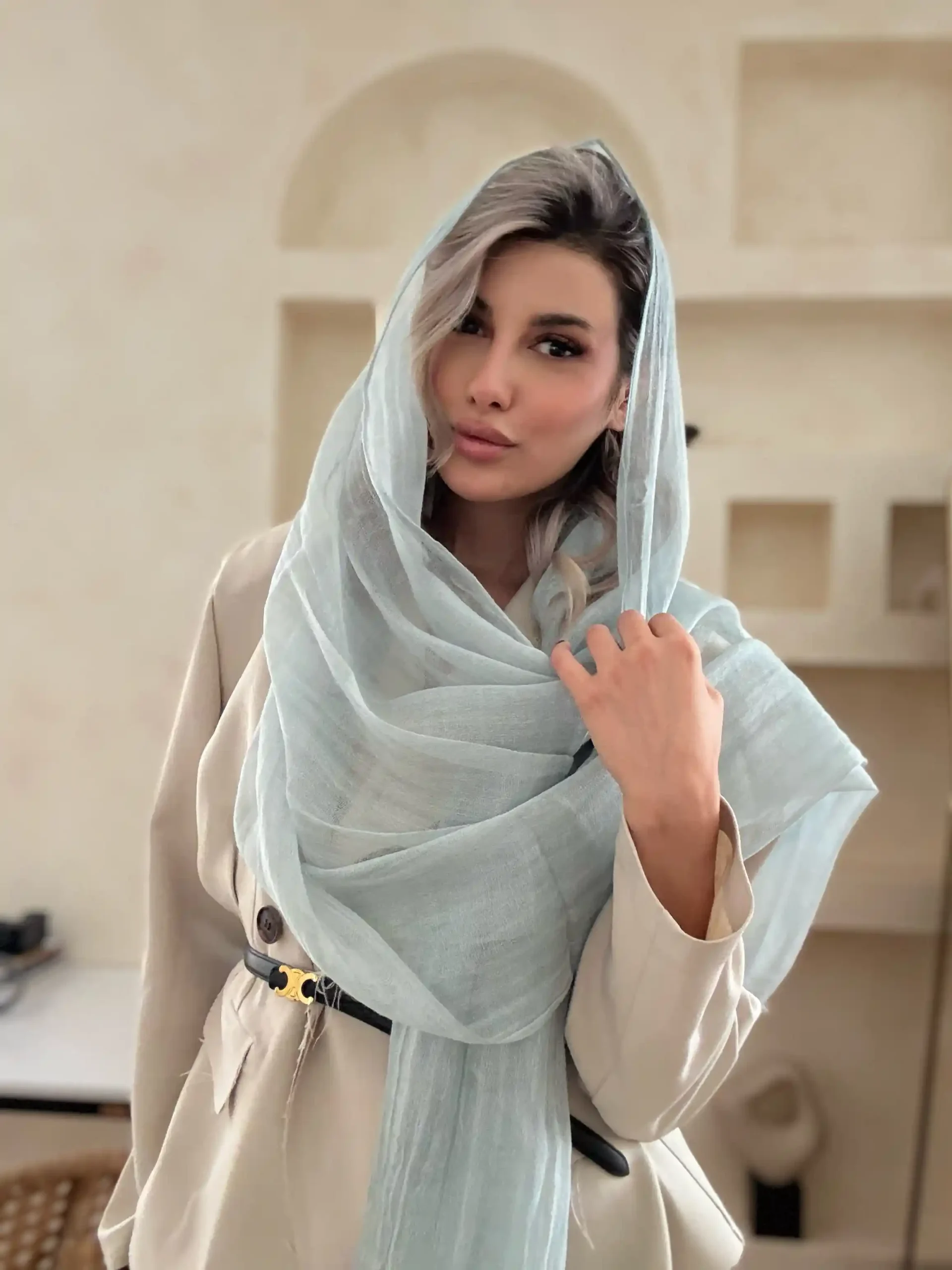 IMG_608 شال بیوتی کد 608 - Image 1