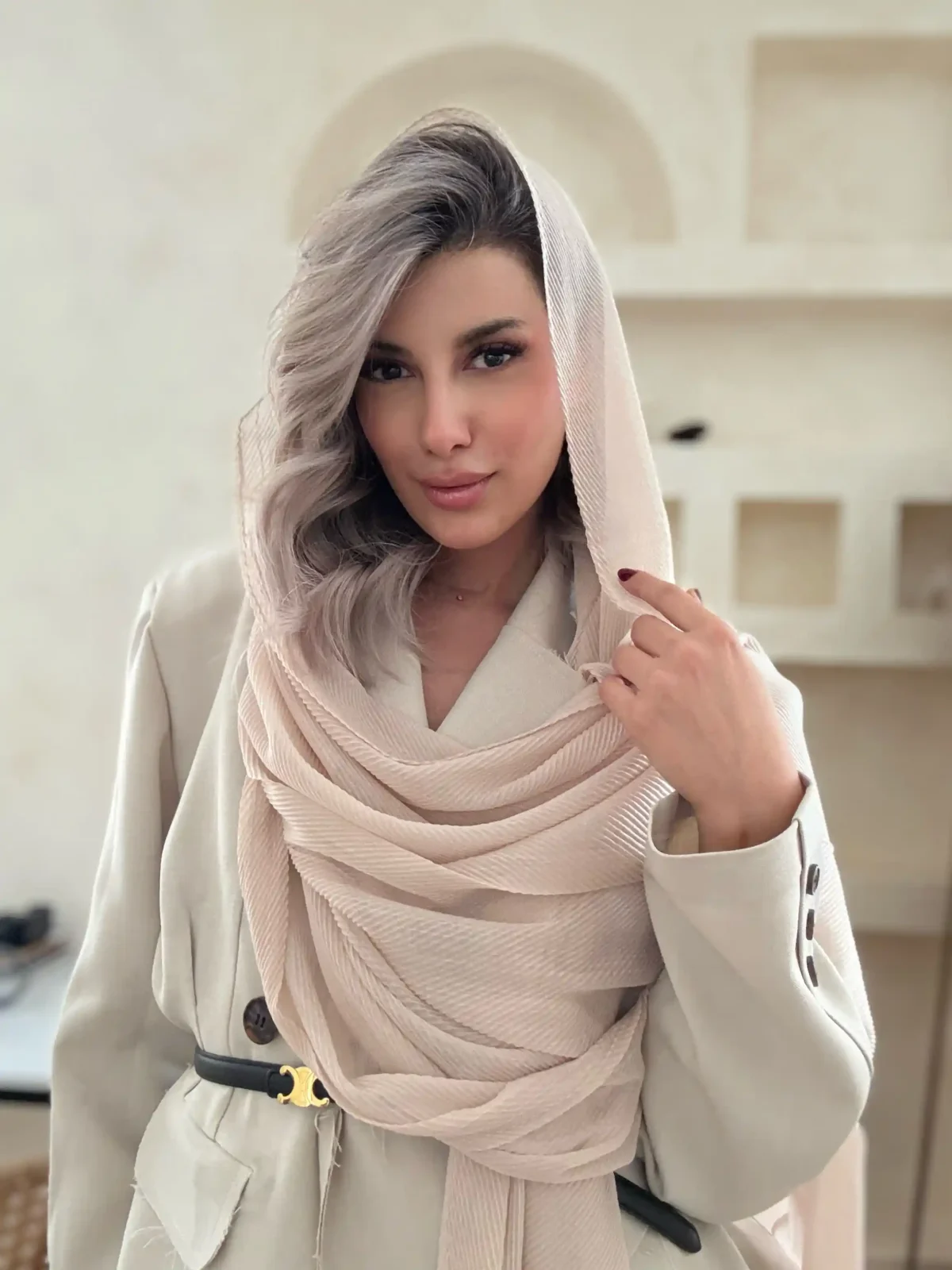 شال پلیسه کد P 7 - Image 1
