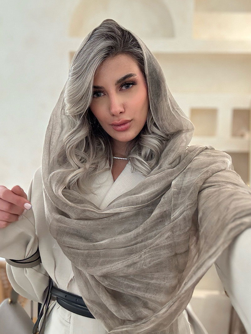 6155-(3) شال بیوتی کد 615 - Image 1