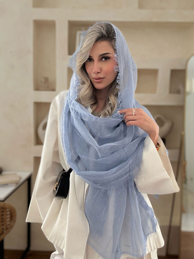 شال آبی