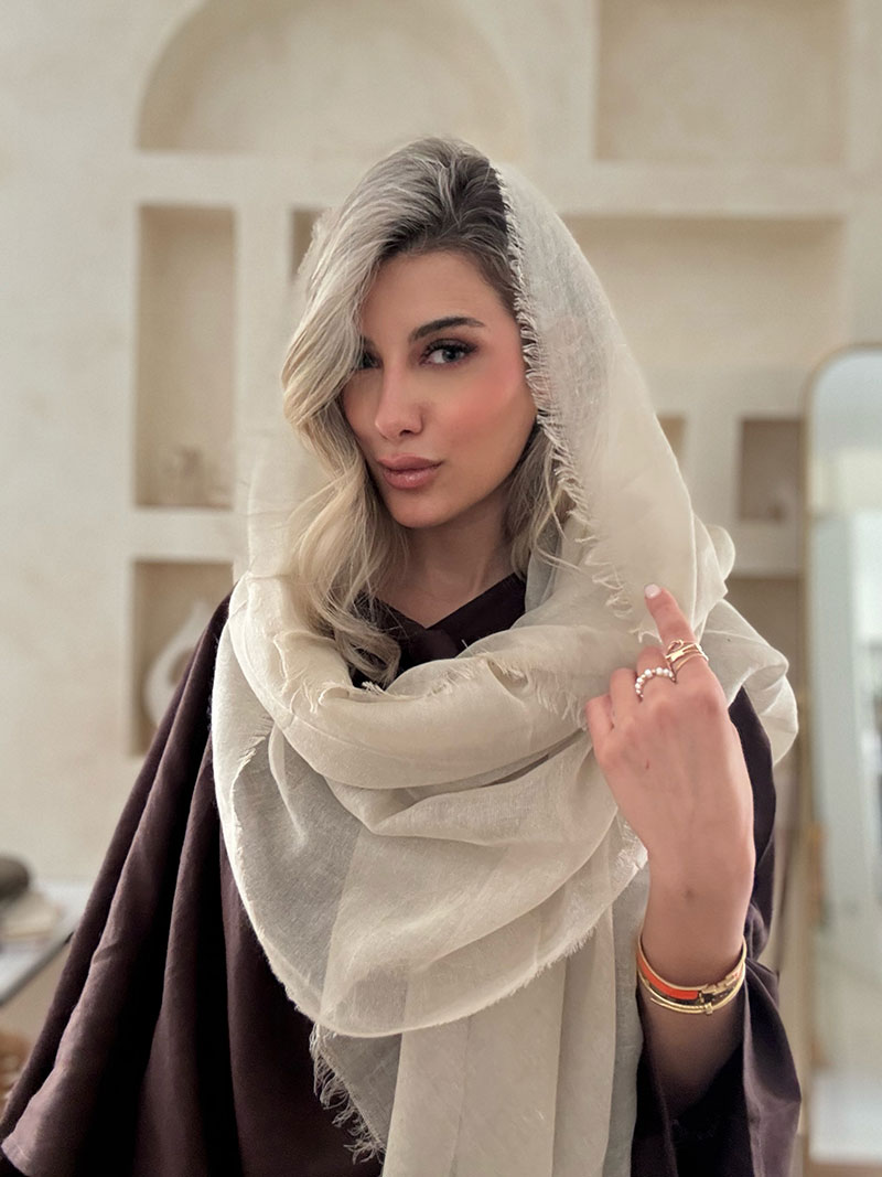 817-(4) شال دینا کد 817 - Image 1