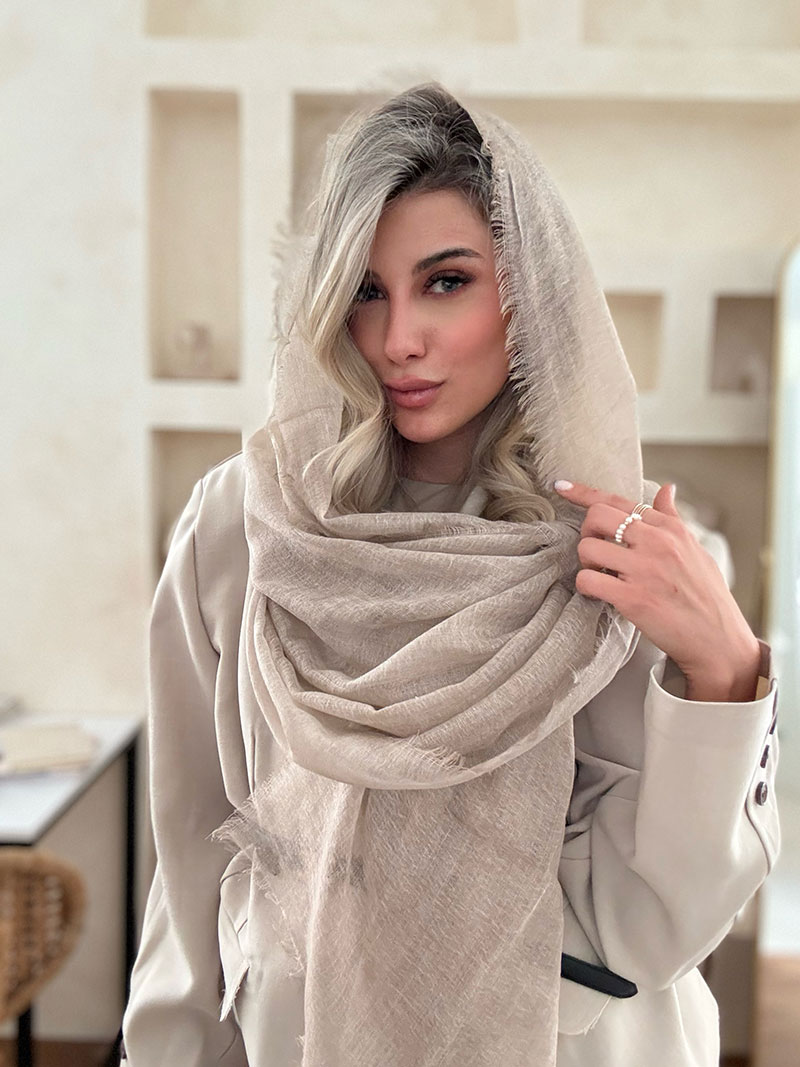 820-(2) شال دینا کد 820 - Image 1