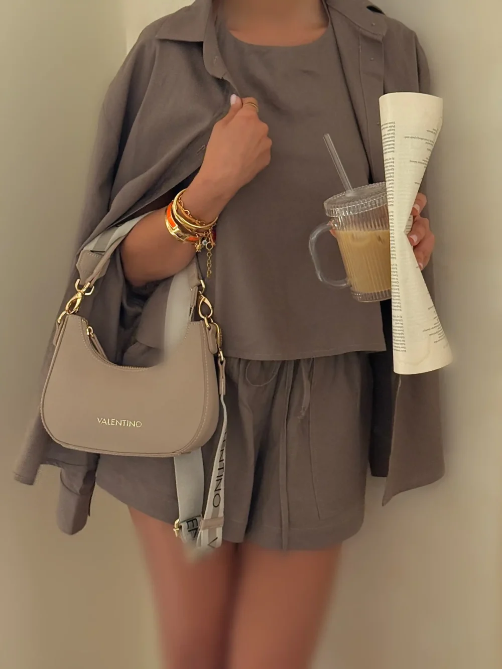 استایل با شومیز موکایی