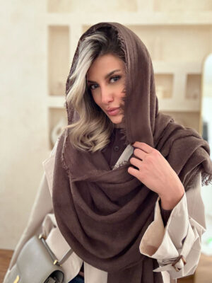 شال بتی قهوه ای