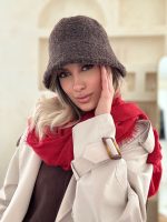 کلاه بوکله قهوه ای
