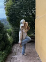 ترنچ کت متوسط استخوانی - Image 4