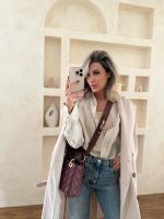 شومیز لینن کرم زارا کد 03 - Image 2