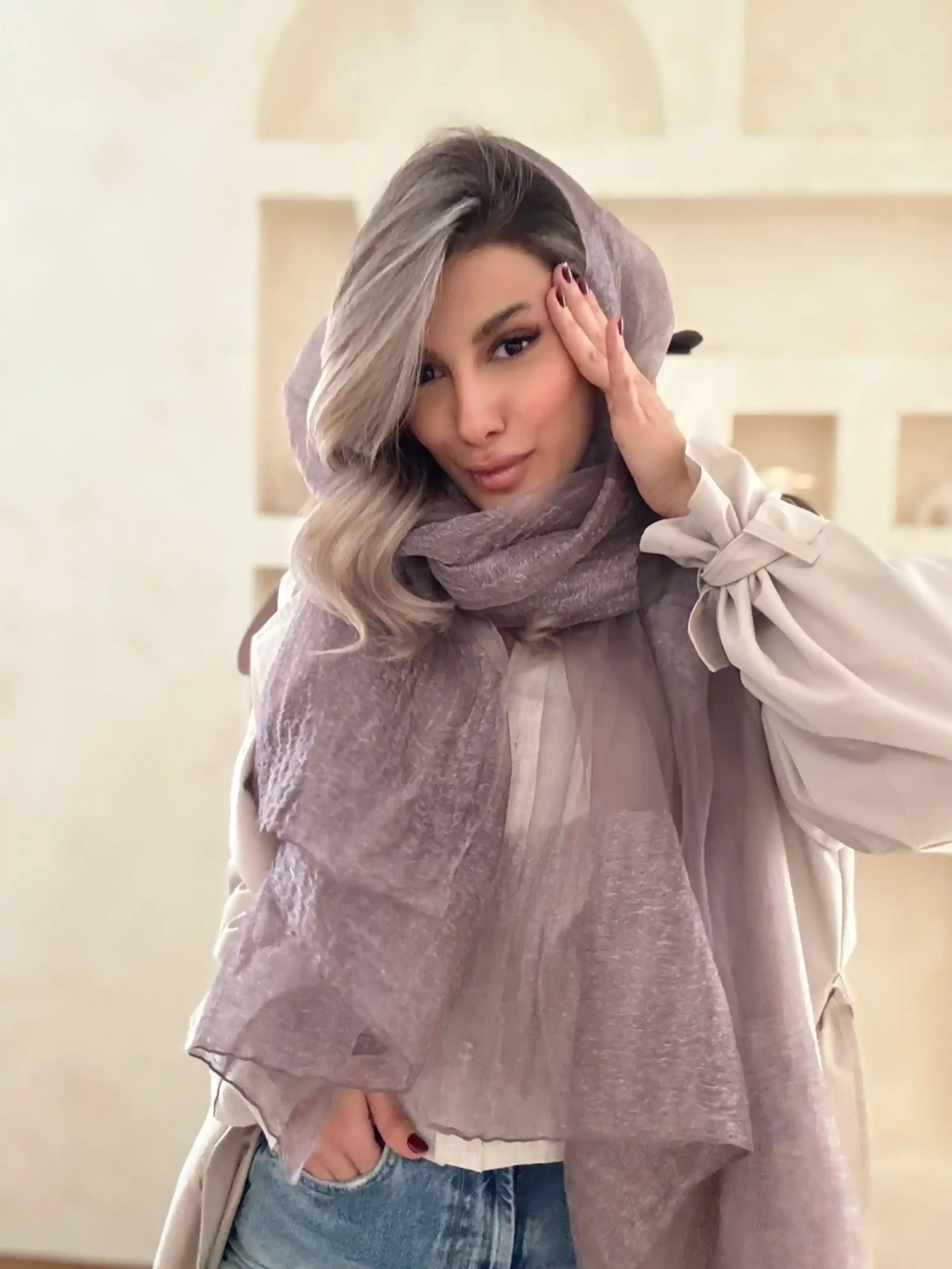 شال هانی  کد 902