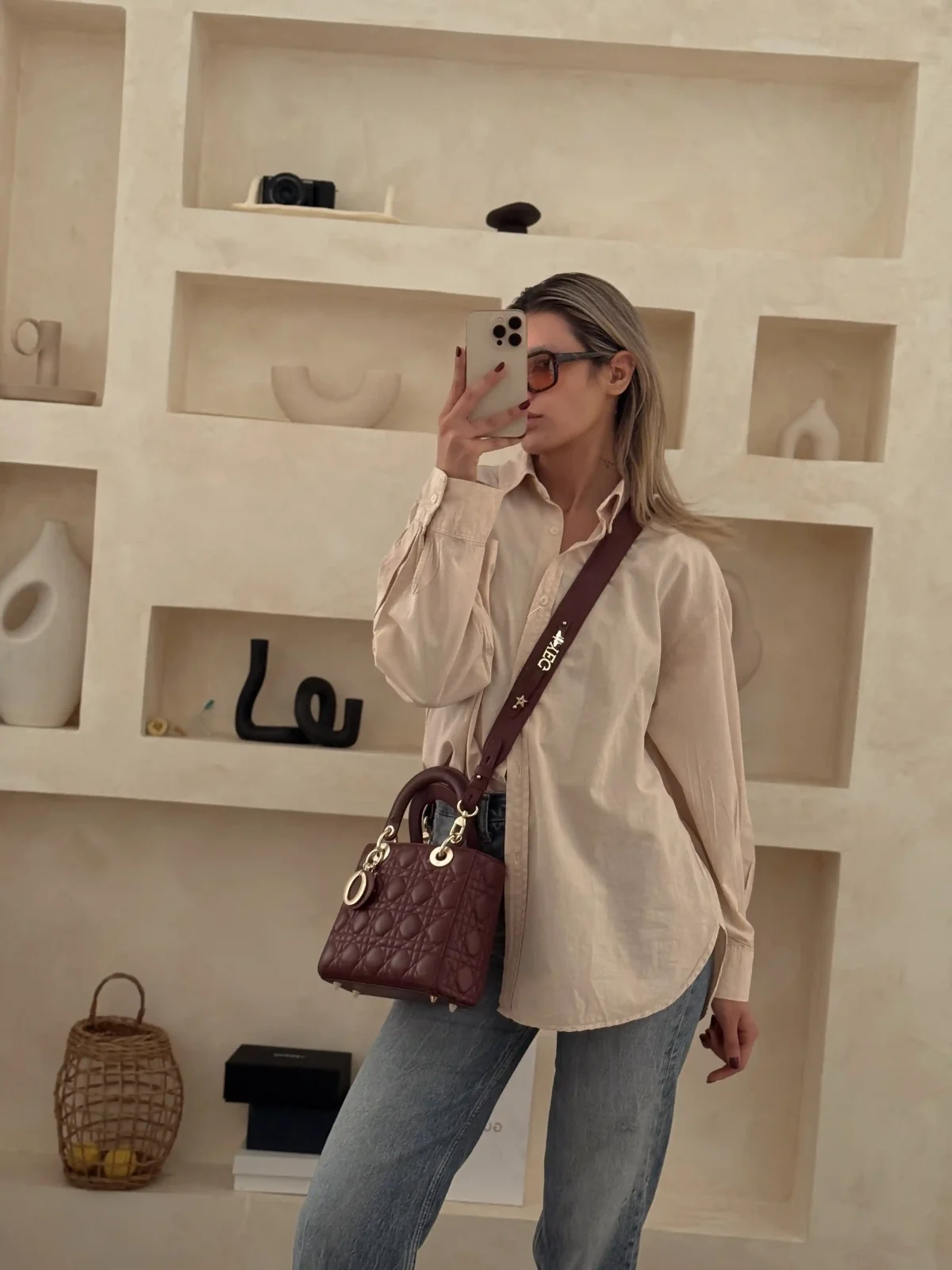 شومیز لینن کرم زارا 001 - Image 1