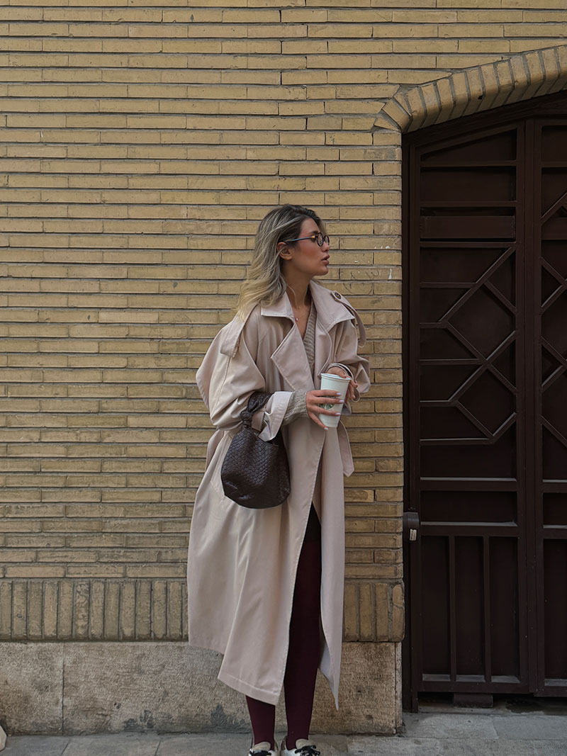 over-3 ترنچ کت اُور بلند استخوانی - Image 1