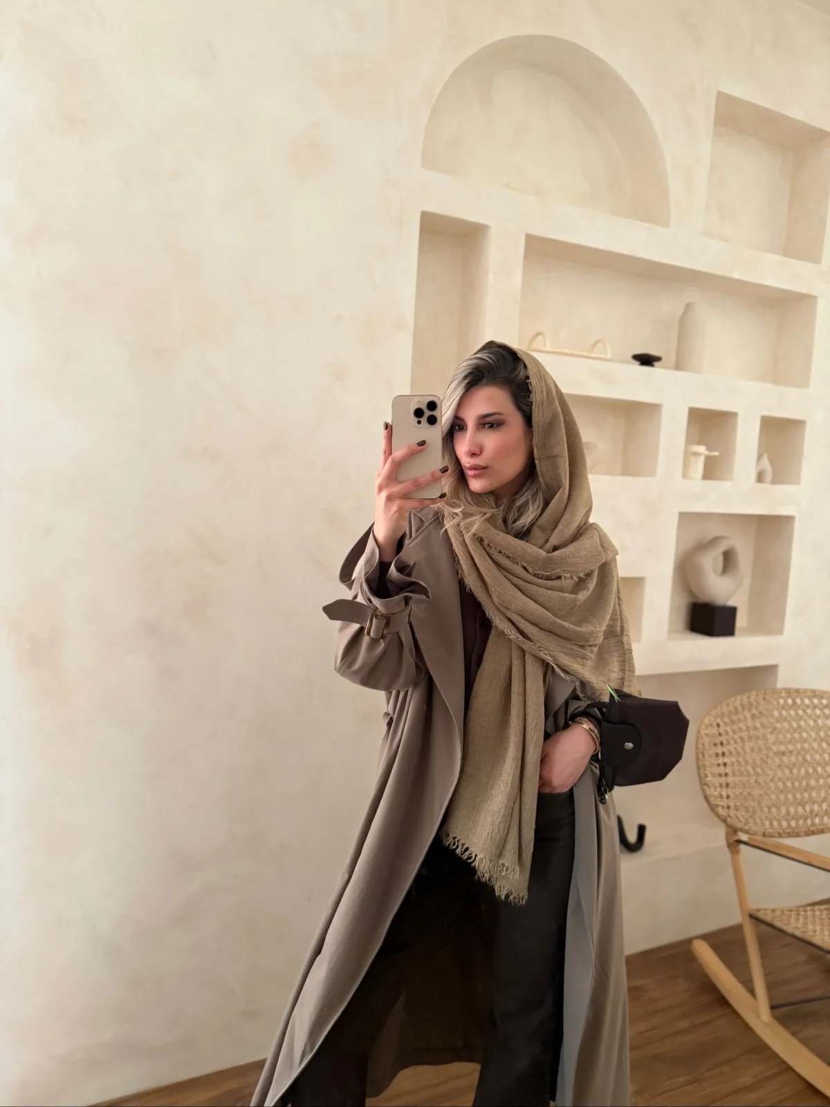 ترنچ کت بلند ماشی - Image 4