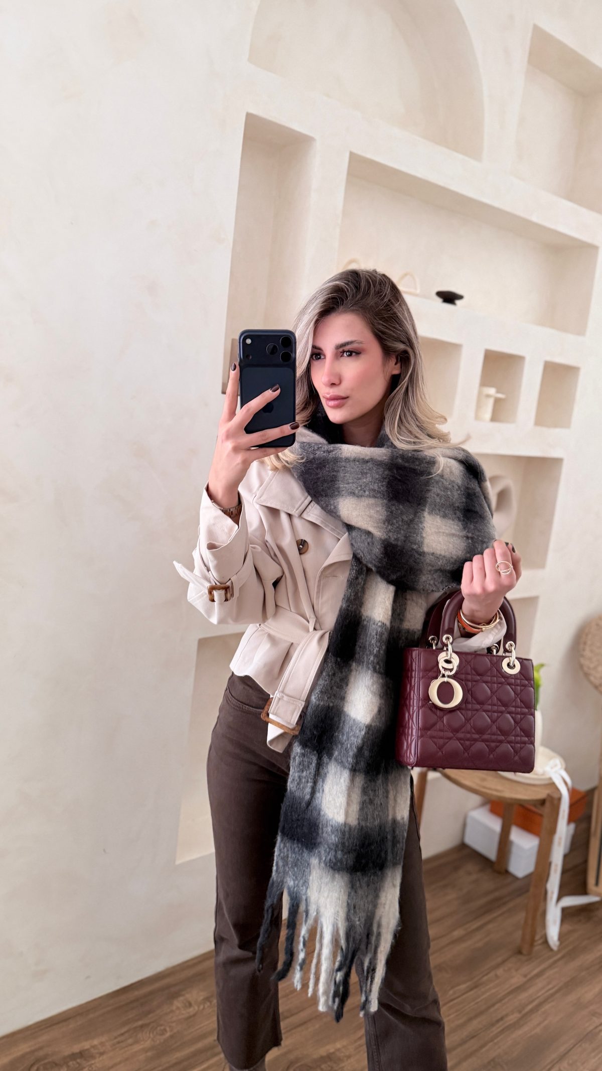 بیگ اسکارف Acne کد 1215 - Image 1