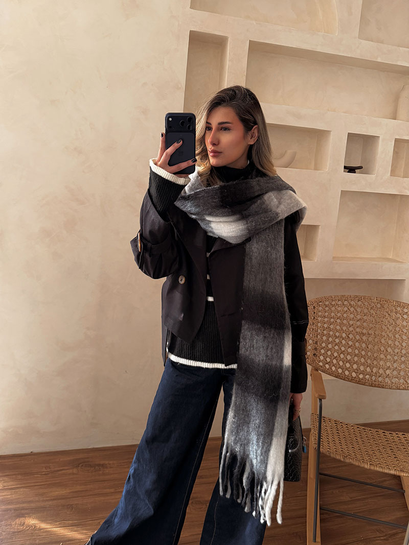 بیگ اسکارف Acne کد 1216