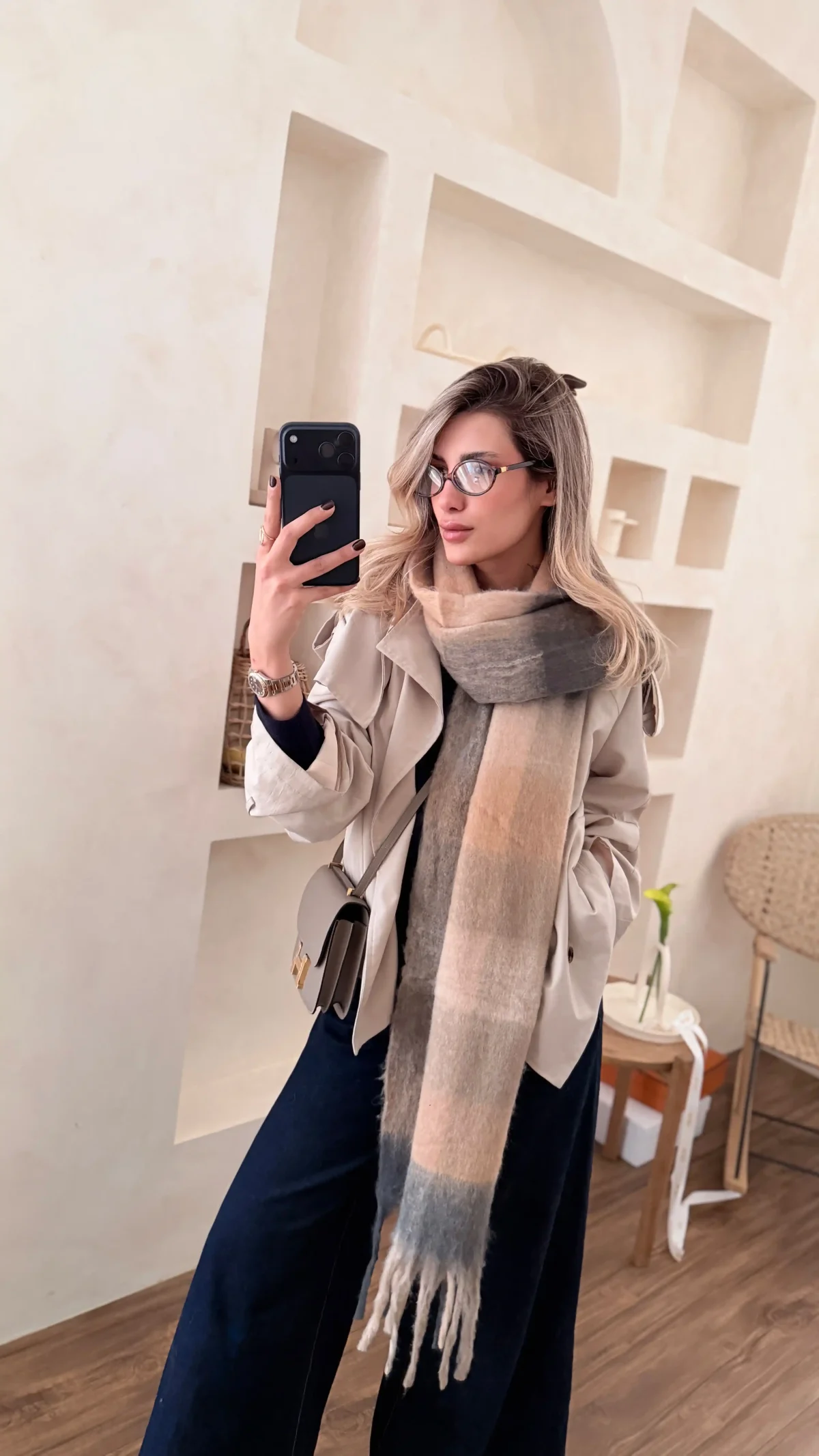 بیگ اسکارف Acne کد 1228 - Image 1