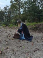 ترنچ کت کلاسیک بلند سرمه ای - Image 3