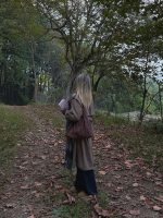 ترنچ کت کلاسیک بلند ماشی - Image 3
