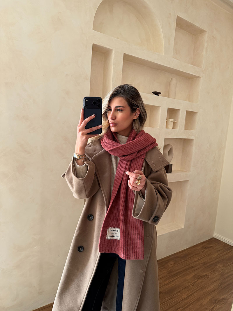 1196 (2) شال POLO & ROMA کد 1196 - Image 1