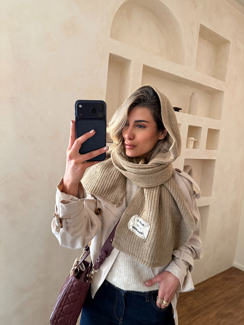 1196 (3) شال POLO & ROMA کد 1197 - Image 1