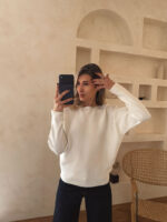 پلیور زارا آف وایت