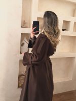 ترنچ کت اُور بلند قهوه ای - Image 2
