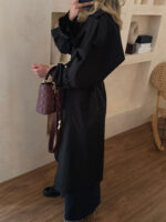 ترنچ کت اُور بلند مشکی - Image 2