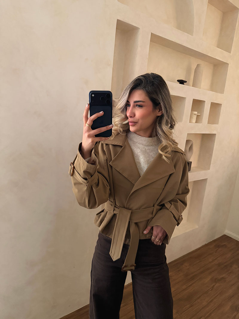 نسكافه-اى-٣ ترنچ کت کراپ نسکافه ای - Image 1