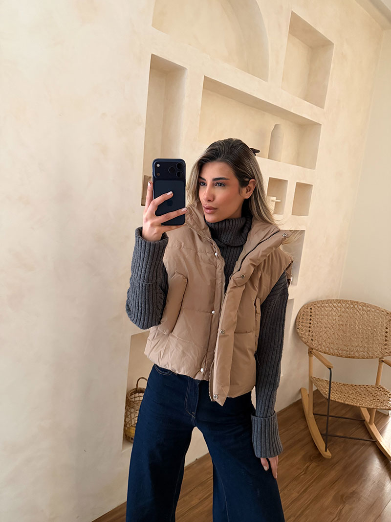 پافر-نسکافه-ای-۱ پافر کراپ نسکافه ای - Image 1