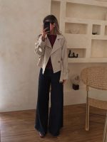 ترنچ کت کراپ استخوانی 2 - Image 3