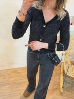 کاردیگن مشکی ZARA نخ مخملی - Image 2