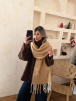 بیگ اسکارف دو رنگ کد 1114