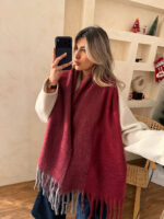 بیگ اسکارف دو رنگ کد 1113 - Image 2