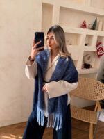 بیگ اسکارف دو رنگ کد 1111 - Image 2