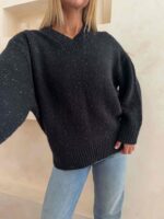 پلیور دونه برفی مشکی - Image 2