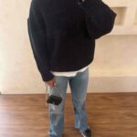 پلیور دونه برفی مشکی