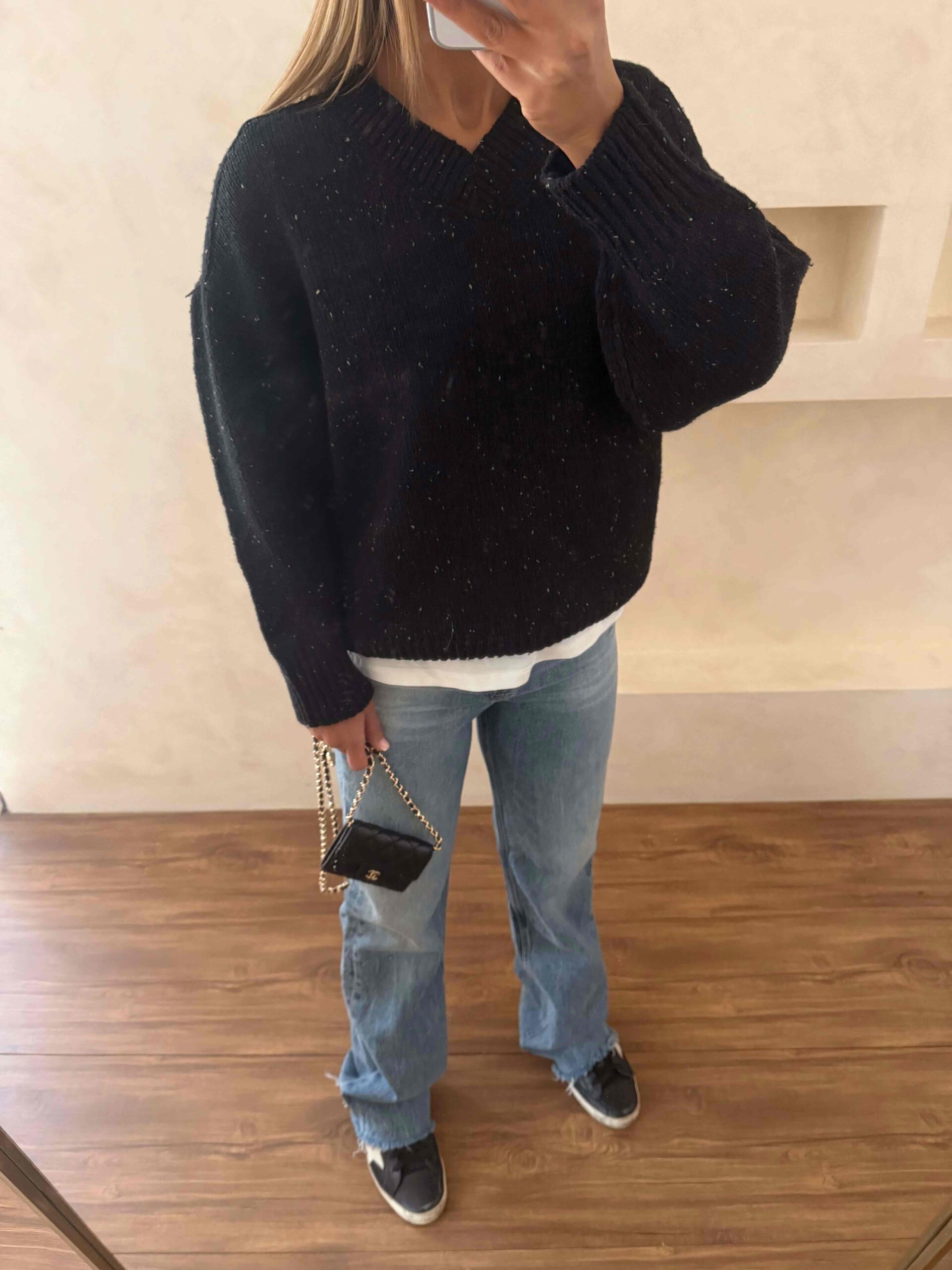 IMG_3572 پلیور دونه برفی مشکی - Image 1